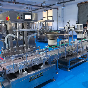 18升辣椒醬稱重灌裝生產(chǎn)線-大型醬料灌裝機(jī)械